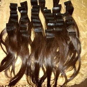 Human hair Brown Hair Extentions